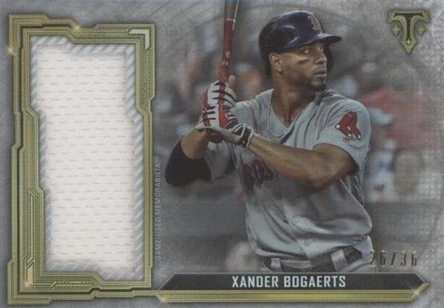 2020 Topps Triple Threads - Xander Bogaerts #SJR-XBO