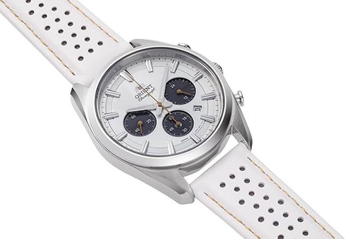 Pre-owned Orient Rn-tx0308s Contemporary Solar Powered Chronograph Japan Import