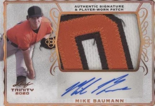 2020 Leaf Trinity - Mike Baumann #PA-MB2