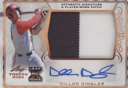 2020 Leaf Trinity - Dillon Dingler #PA-DD1