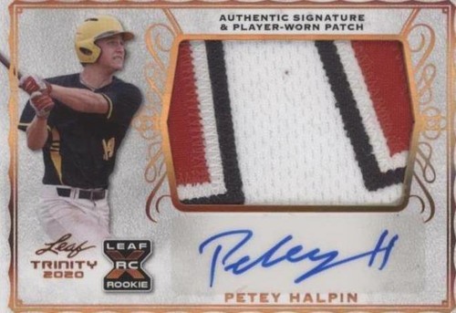2020 Leaf Trinity - Petey Halpin #PA-PH1