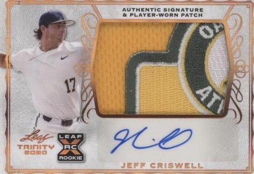 2020 Leaf Trinity - Jeff Criswell #PA-JC1