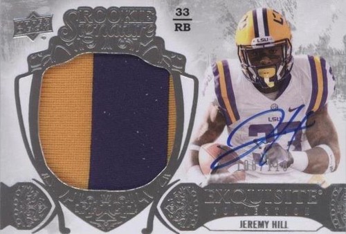 2014 Upper Deck Exquisite Collection Jeremy Hill #130