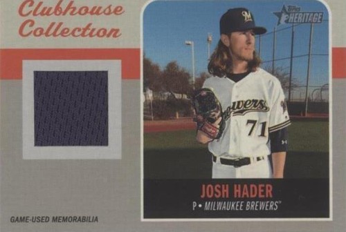 2019 Topps Heritage High Number - Josh Hader #CCR-JH