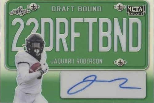 2022 Leaf Metal Draft Jaquarii Roberson #DB-JR1