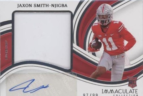 2023 Panini Immaculate Collection Collegiate Jaxon Smith-Njigba #PPRA-JSN