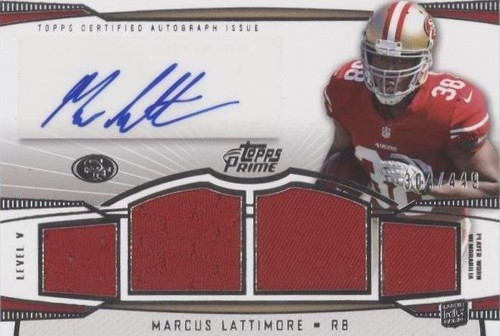 2013 Topps Prime Marcus Lattimore #PV-ML