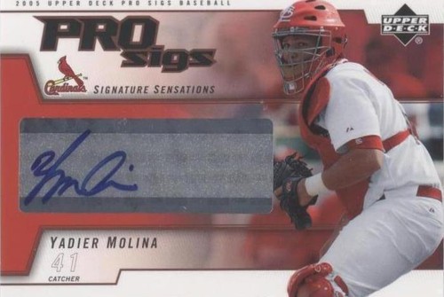 2005 Upper Deck Pro Sigs - Yadier Molina #SS-YM