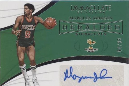 2018-19 Panini Immaculate Collection - Marques Johnson #HS-MJN