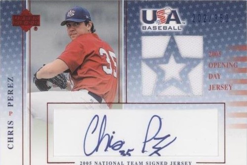 2005 Upper Deck USA Baseball - Chris Perez #CP-GU