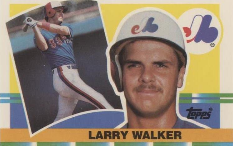 Topps Big 1990 - Larry Walker #296