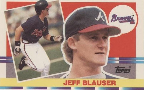 1990 Topps Big - Jeff Blauser #180