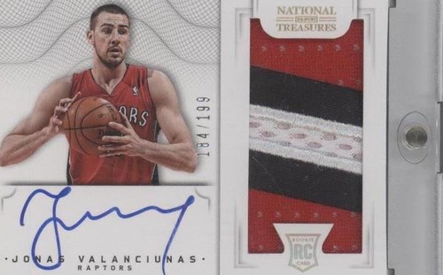 2012-13 Panini National Treasures - Jonas Valanciunas #130