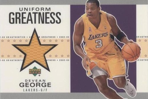 2002-03 Upper Deck UD Authentics - Devean George #DG-U