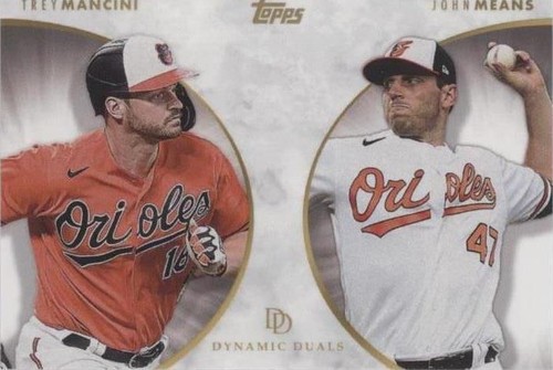 2022 Topps On Demand Dynamic Duals - John Means Trey Mancini #9