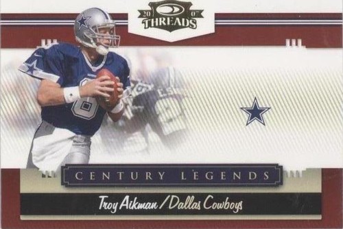 2007 Donruss Threads Troy Aikman #CL-9