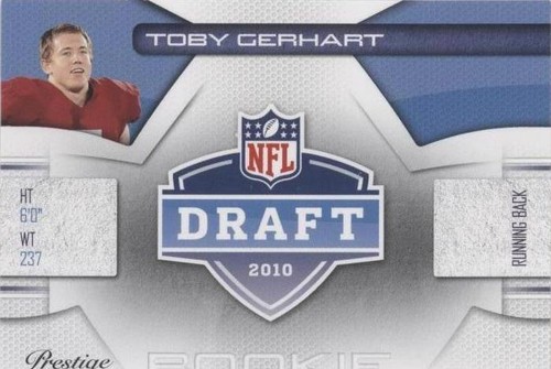 2010 Playoff Prestige Toby Gerhart #35