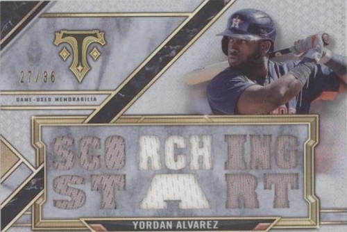 2021 Topps Triple Threads - Yordan Alvarez #TTR-YA1