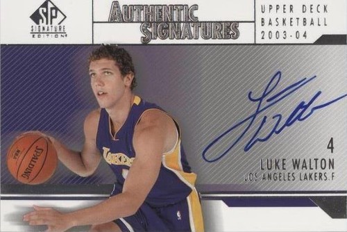 2003-04 SP Signature Edition - Luke Walton #AS-LW