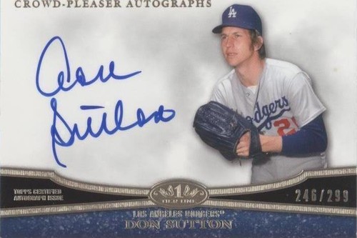 2013 Topps Tier One - Don Sutton #CPA-DS1