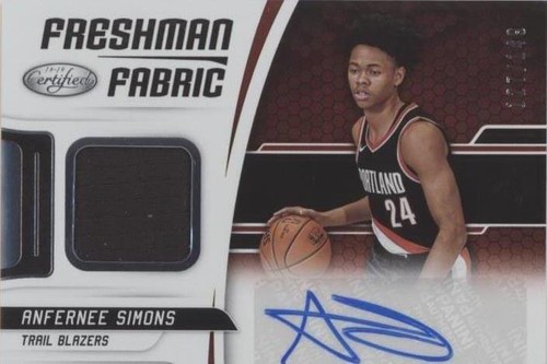 2018-19 Panini Certified - Anfernee Simons #FFS-AS