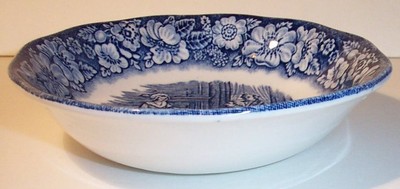 Staffordshire Liberty Blue Fruit/Dessert/Sauce Bowl