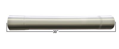 Stainless Steel Universal Exhaust Straight Pipe 4 inch ID 30 inch long