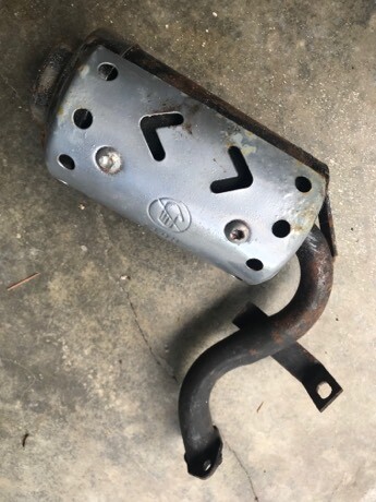 muffler gasoline scooter