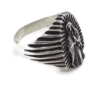 Virgin Mary (Virgen de Guadalupe) .925 Sterling Silver Ring