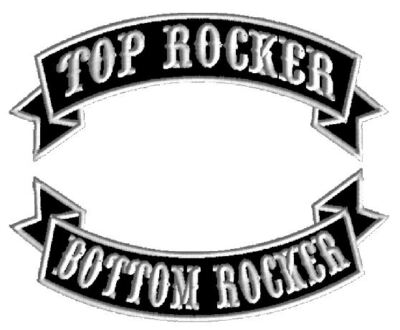 Custom Embroidery Biker Rockers Patch Sew On Design 2