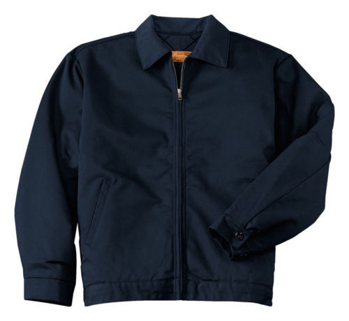 Vintage Red Kap Work Jacket Men XXXL Quilted Lined Navy Blue