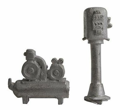 BAR MILLS 4031 O Scale Air Pump Compressor Garage Gas Station Details FREE SHIP