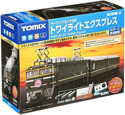 Tomix N Spur Basic Set SD Twilight Express 90,172 Modell Railroad Introduc [4jm]