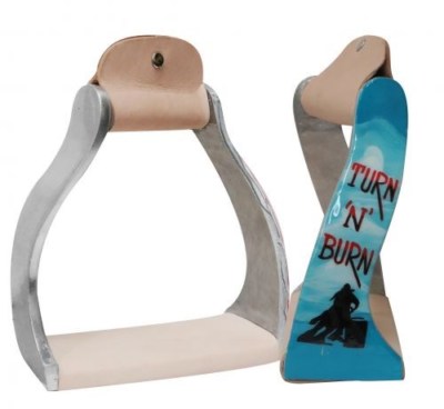 TACK! Showman Copper Colored Aluminum stirrup turners For 3/" Western Stirrups