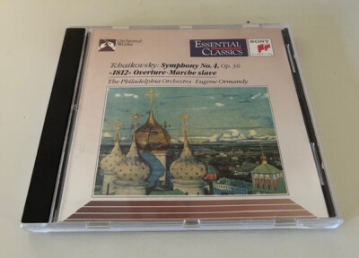 Tchaikovsky - Symph No 4 1812 Overture Marche Slave Phil Orch/Ormandy (CD, 1990)