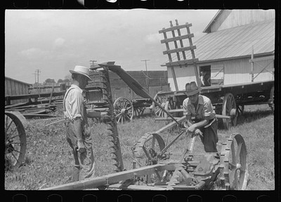 Public auction,central Ohio,OH,Farm Security Administration,FSA,August 1938,61