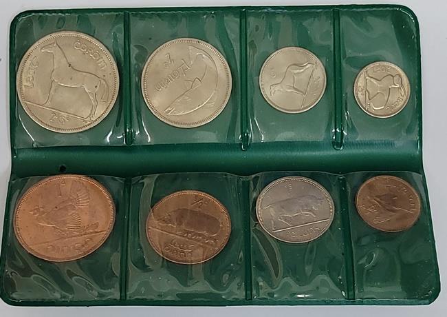 Decimal Coins of Ireland 1959/66 Ireland 8 Coin Mint Set