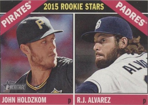 2015 Topps Heritage - John Holdzkom R.J. Alvarez #123