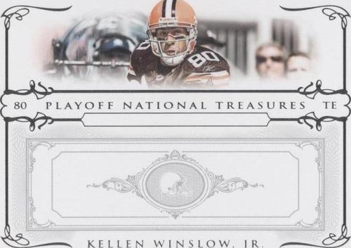 2007 Playoff National Treasures Kellen Winslow Jr. #36
