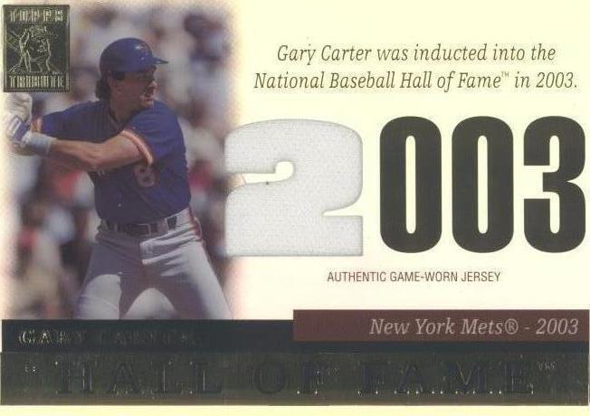 2004 Topps Tribute Hall of Fame - Gary Carter #TR-GC