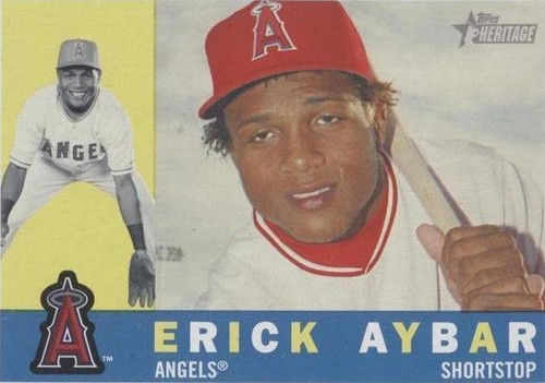 2009 Topps Heritage - Erick Aybar #90