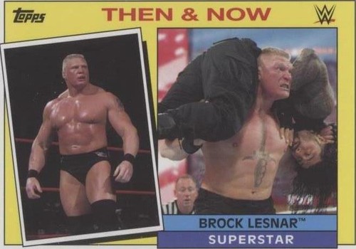 2015 Topps Heritage WWE - Brock Lesnar #4