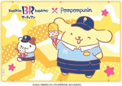 Sanrio Pompompurin x Baskin-Robbins Original 3Way Blanket Japan limited 2021