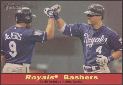 2010 Topps Heritage - Alex Gordon David DeJesus #119