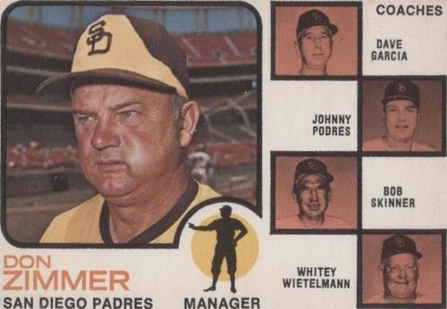 1973 O-Pee-Chee - Bob Skinner Dave Garcia Don Zimmer #12