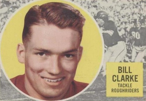 1960 Topps CFL Bill Clarke #53