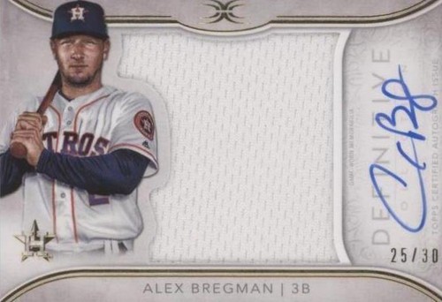 2018 Topps Definitive Collection - Alex Bregman #ARC-ABR