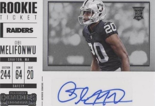2017 Panini Contenders Obi Melifonwu #289