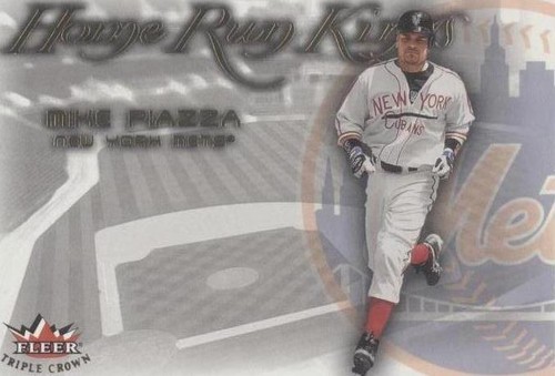 2002 Fleer Triple Crown - Mike Piazza #24HK