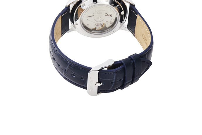 Pre-owned Orient Maestro Automatic Watch Blue Dial Basic Date Ac0e04l Made In Japan